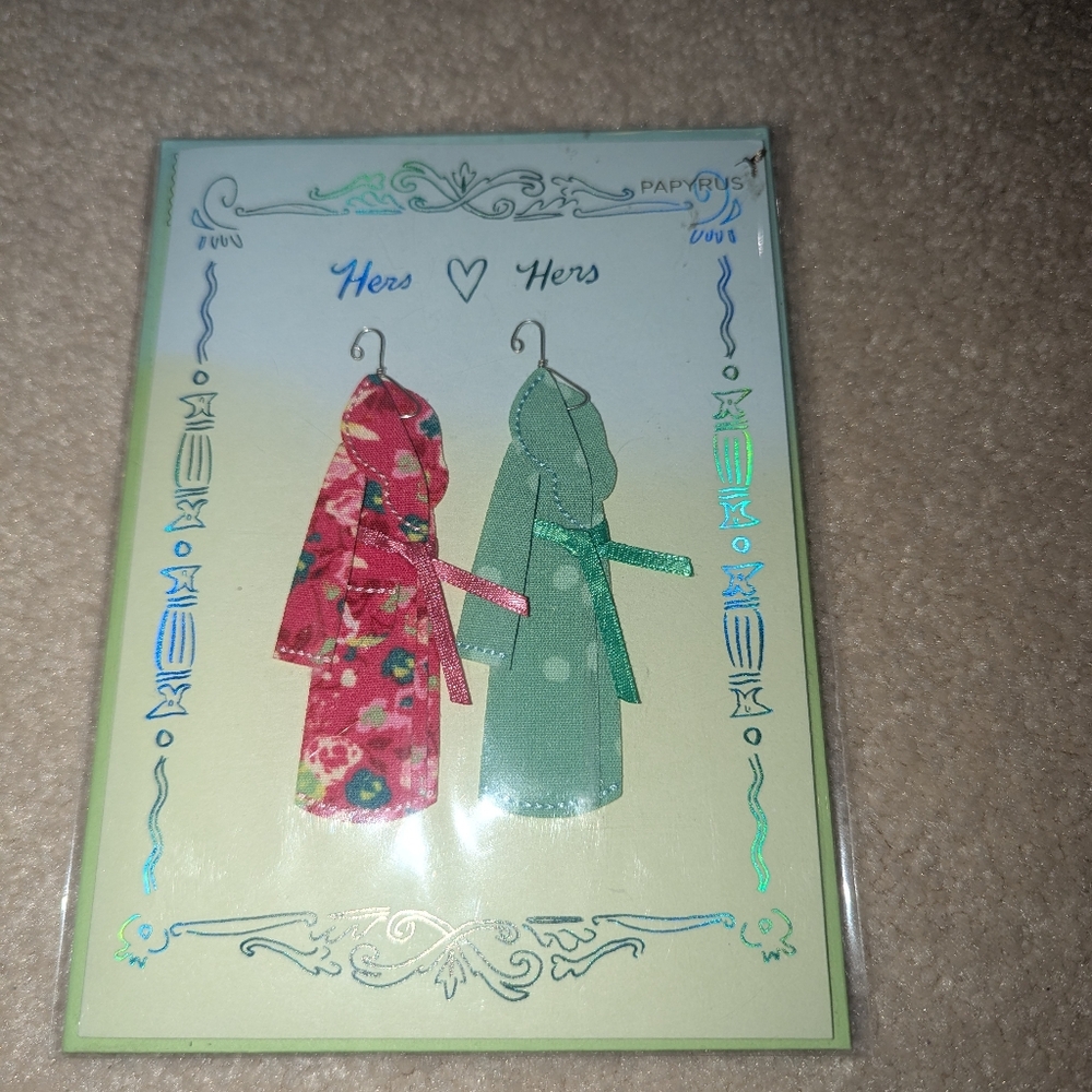 Papyrus Hers & Hers Anniversary Card